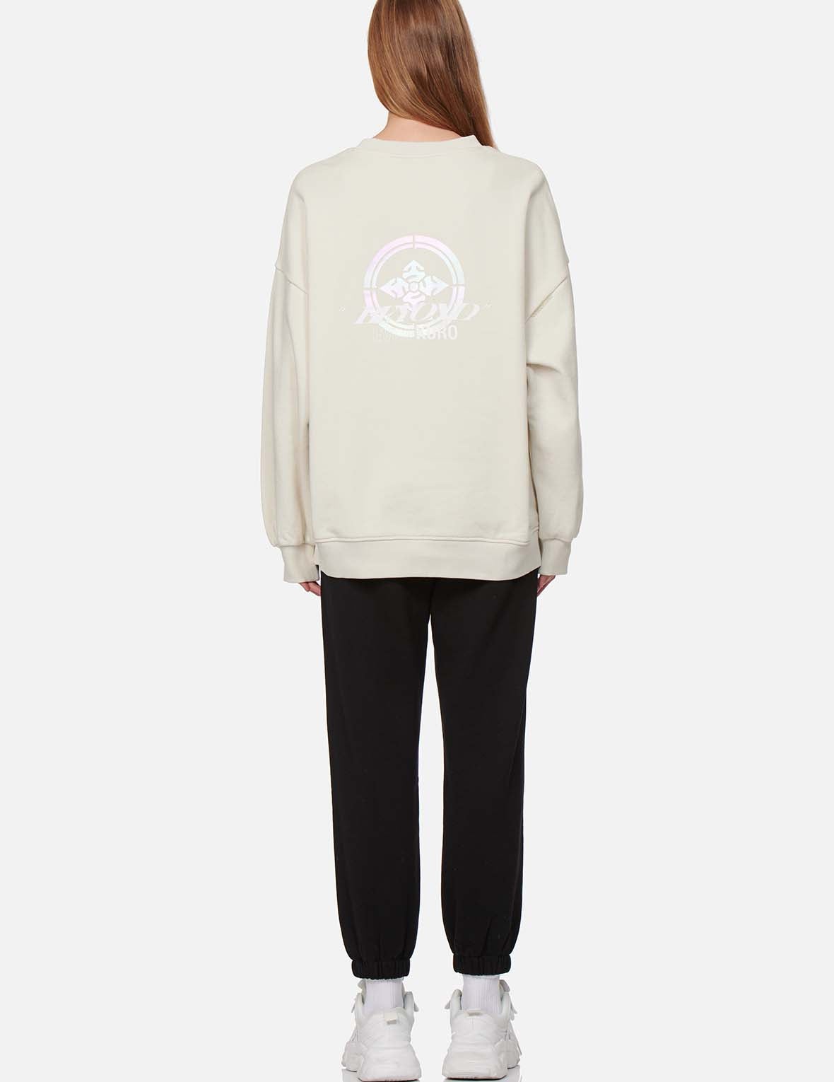 Kamon Pearl Reflective Print Sweatshirt - 5