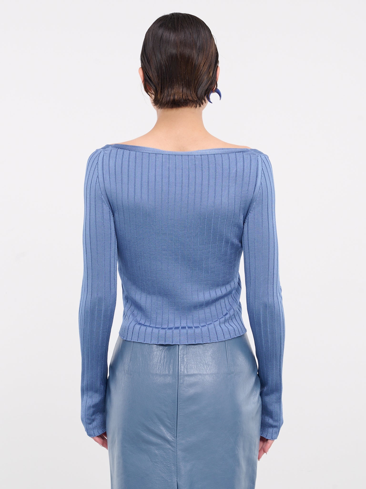 Rib-Knit Cardigan - 3
