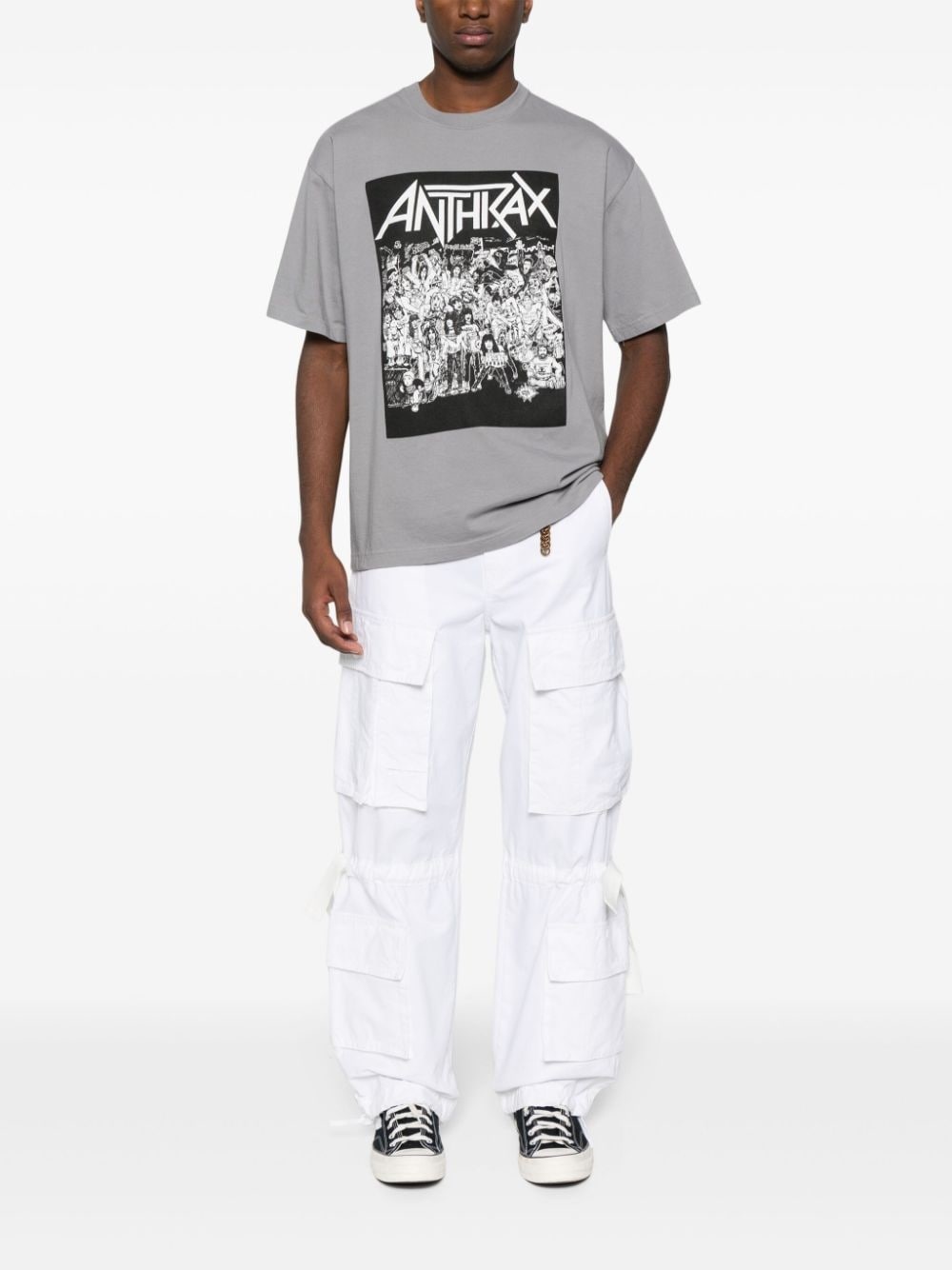 x Anthrax graphic-print T-shirt - 2