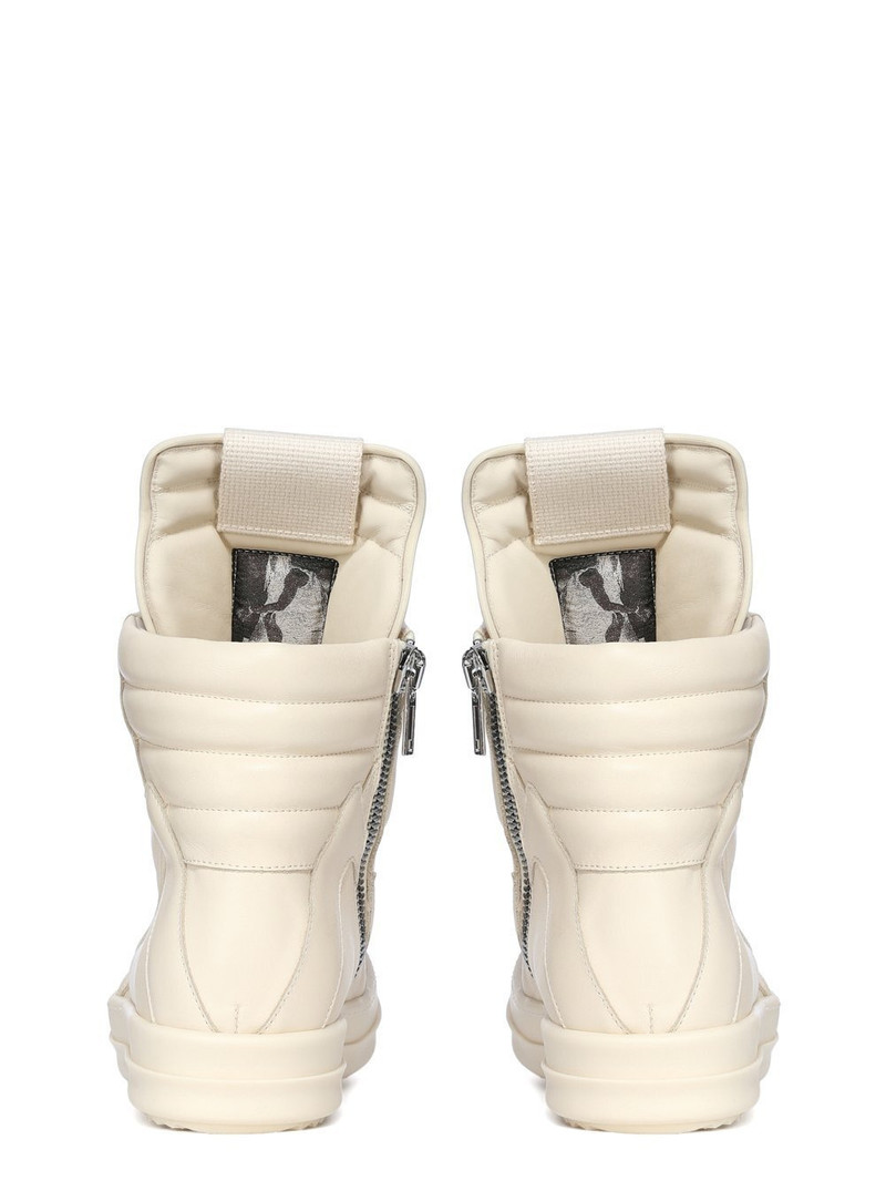 Rick Owens Leather Geobasket Sneakers 4