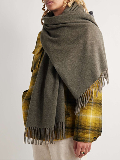 Acne Studios Canada Fringed Wool Scarf outlook