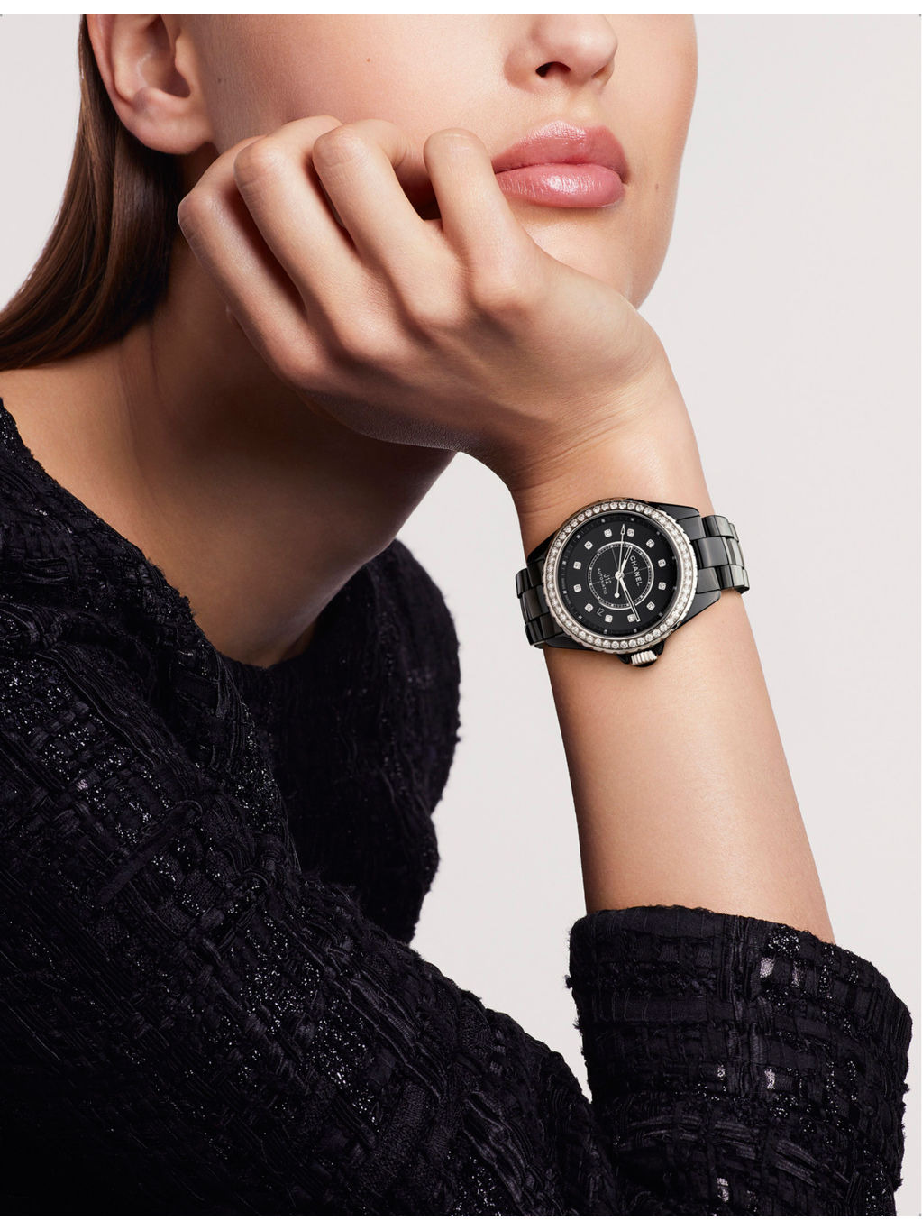 H6526 J12 ceramic, steel and 1.51ct diamond mechanical watch - 2