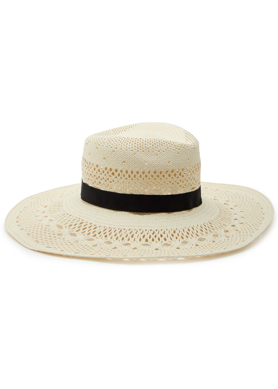 Chloe Panama Open-weave Straw hat - 5