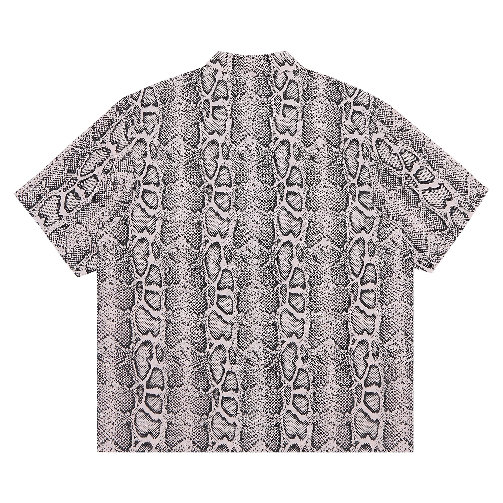 Supreme Snake Short-Sleeve Shirt 'Pink' - 2