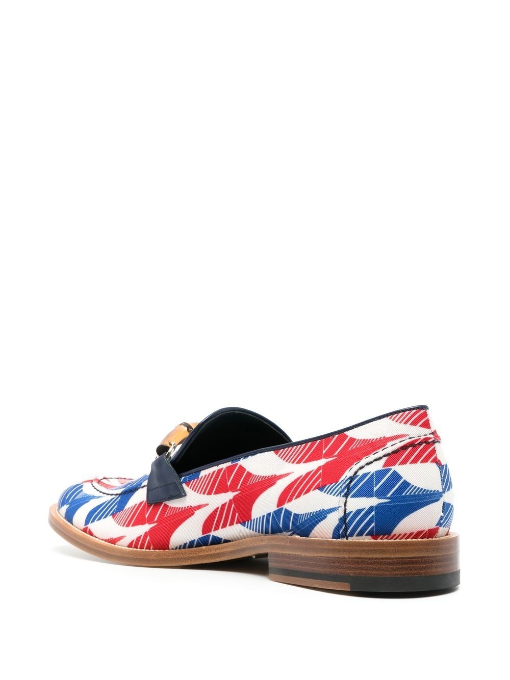 abstract-print Envelope loafers - 3