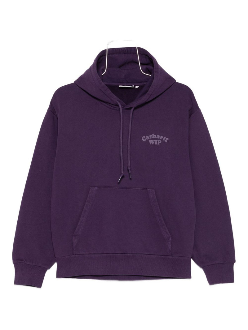 logo-print hoodie 1