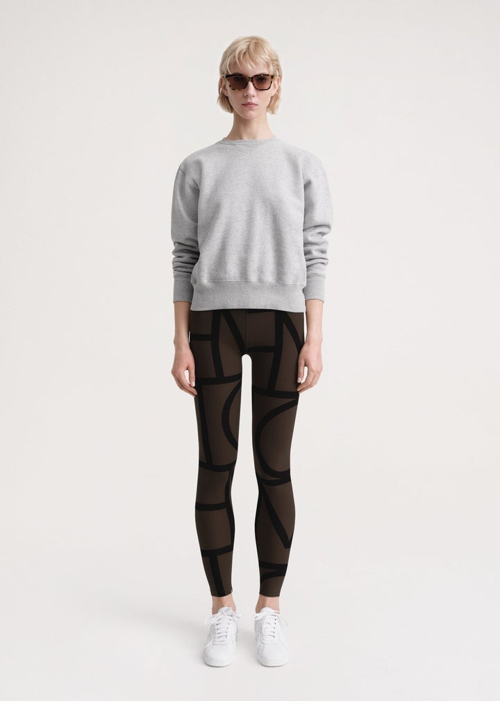 Monogram leggings mocha monogram - 2