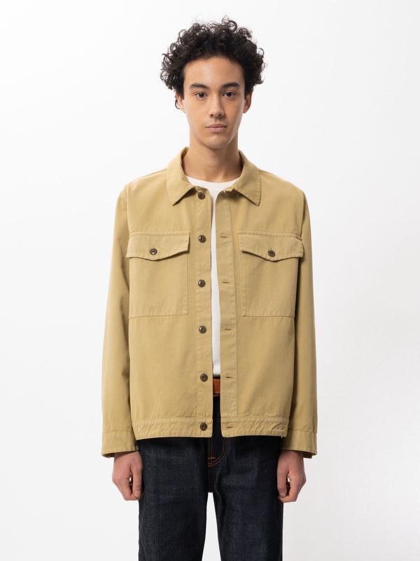 Colin Utility Overshirt Oat - 3