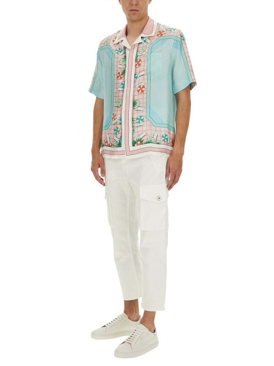 Casablanca Men Short-Sleeved Shirt - 2