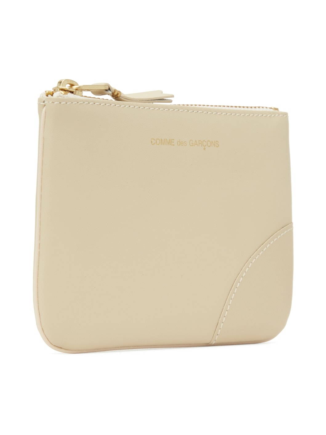 Beige Zip Pouch - 2