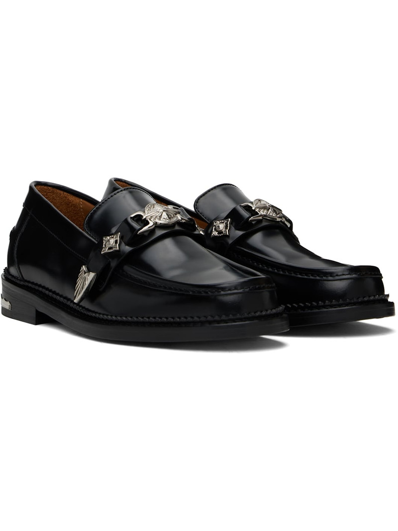 Black Metal Loafers 4