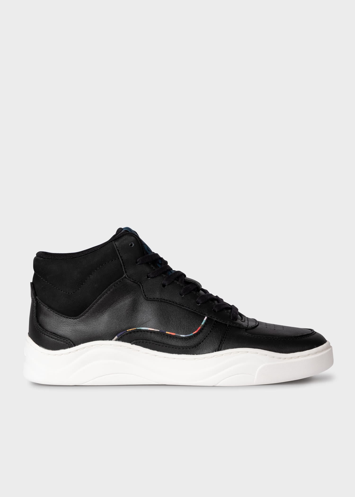 Leather 'Clem' High-Top Sneakers - 1