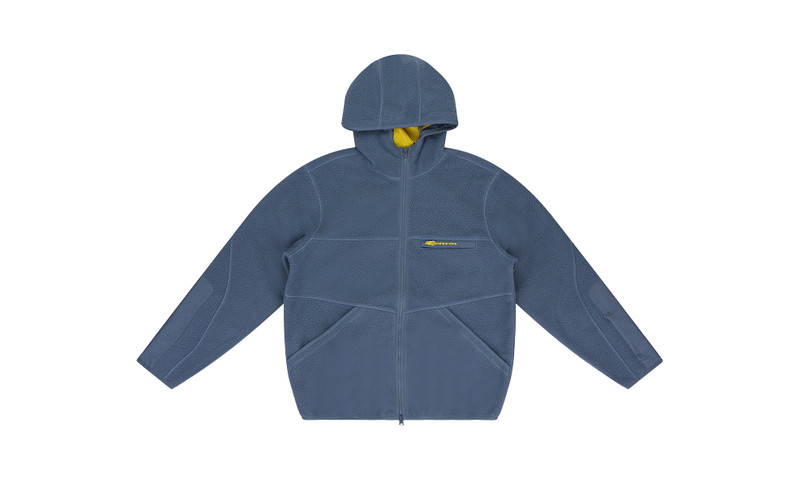 NEW BALANCE FULL-ZIP FLEECE HOODIE "INDIGO" 1