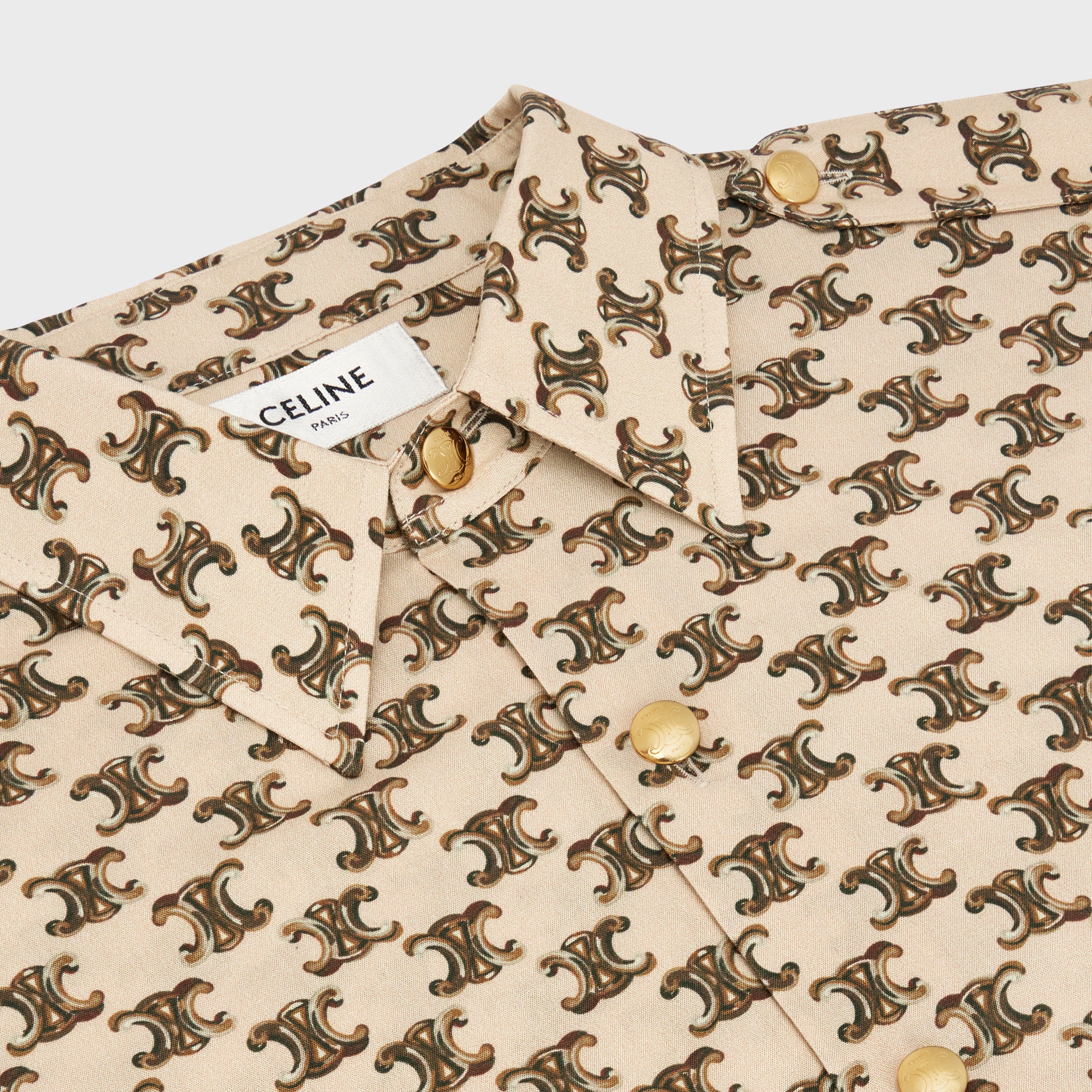 REPORTER SHIRT IN CREPE DE CHINE - 3