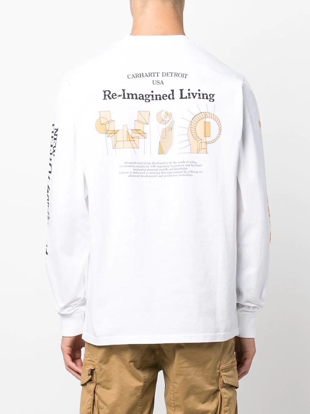 graphic-print long-sleeved T-shirt - 4