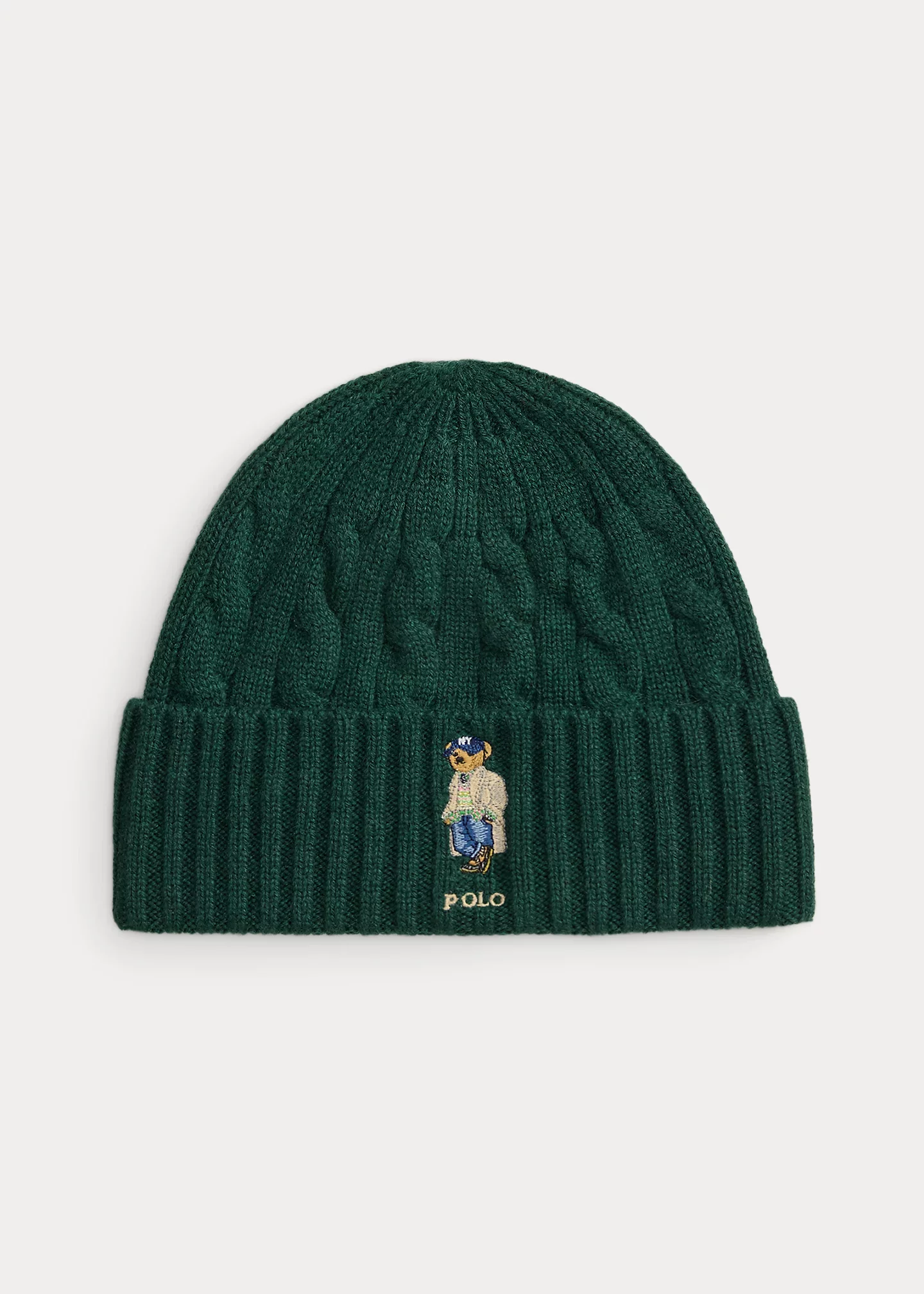 Polo Bear Wool-Cashmere Beanie - 1