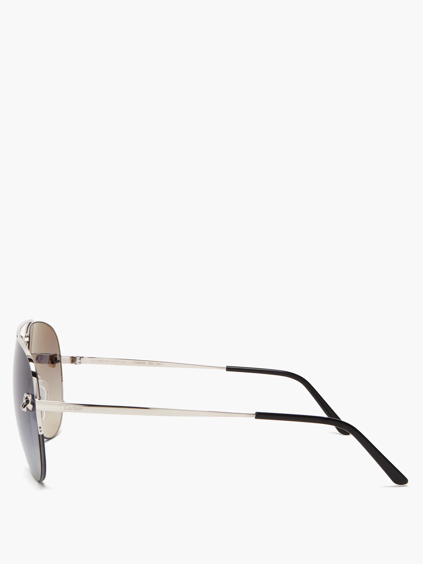 Panthère de Cartier Core aviator metal sunglasses - 4