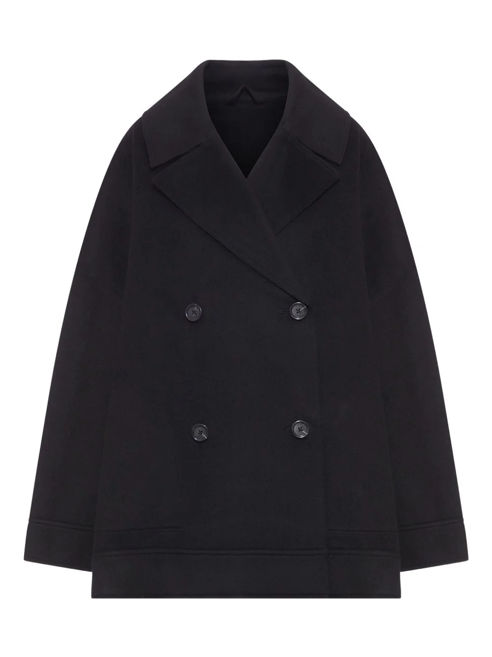 double-breasted wool jacket - 1