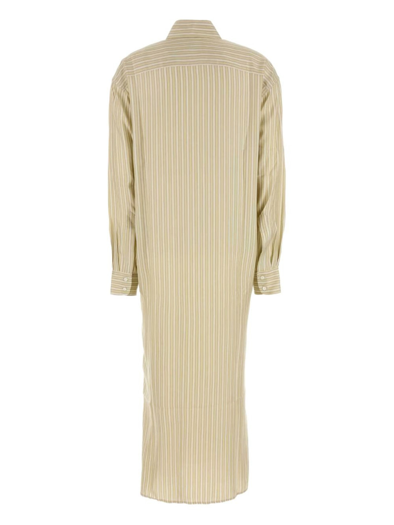 LE KASHA striped-silk shirt dress outlook