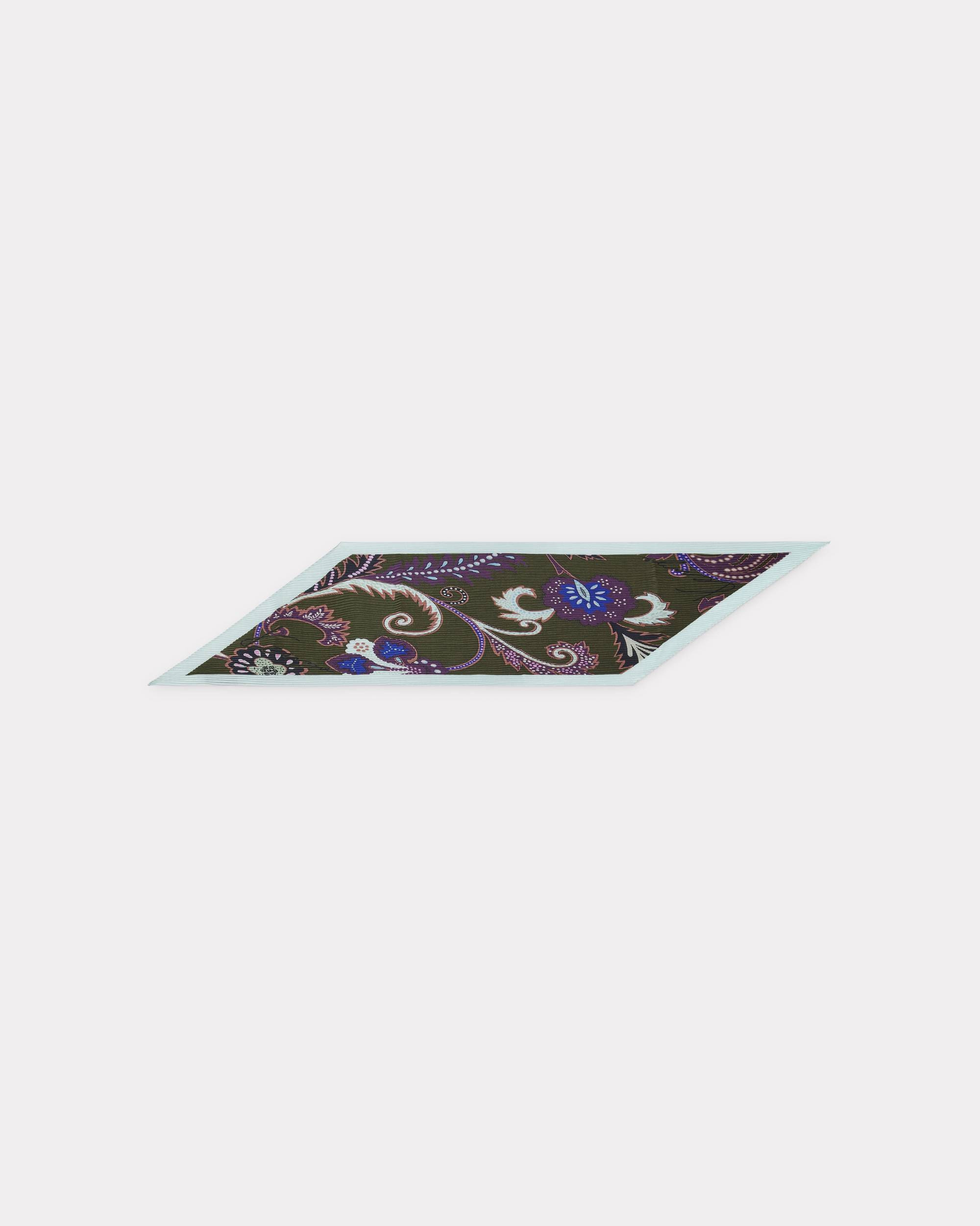 'KENZO Paisley' small pleated scarf - 2