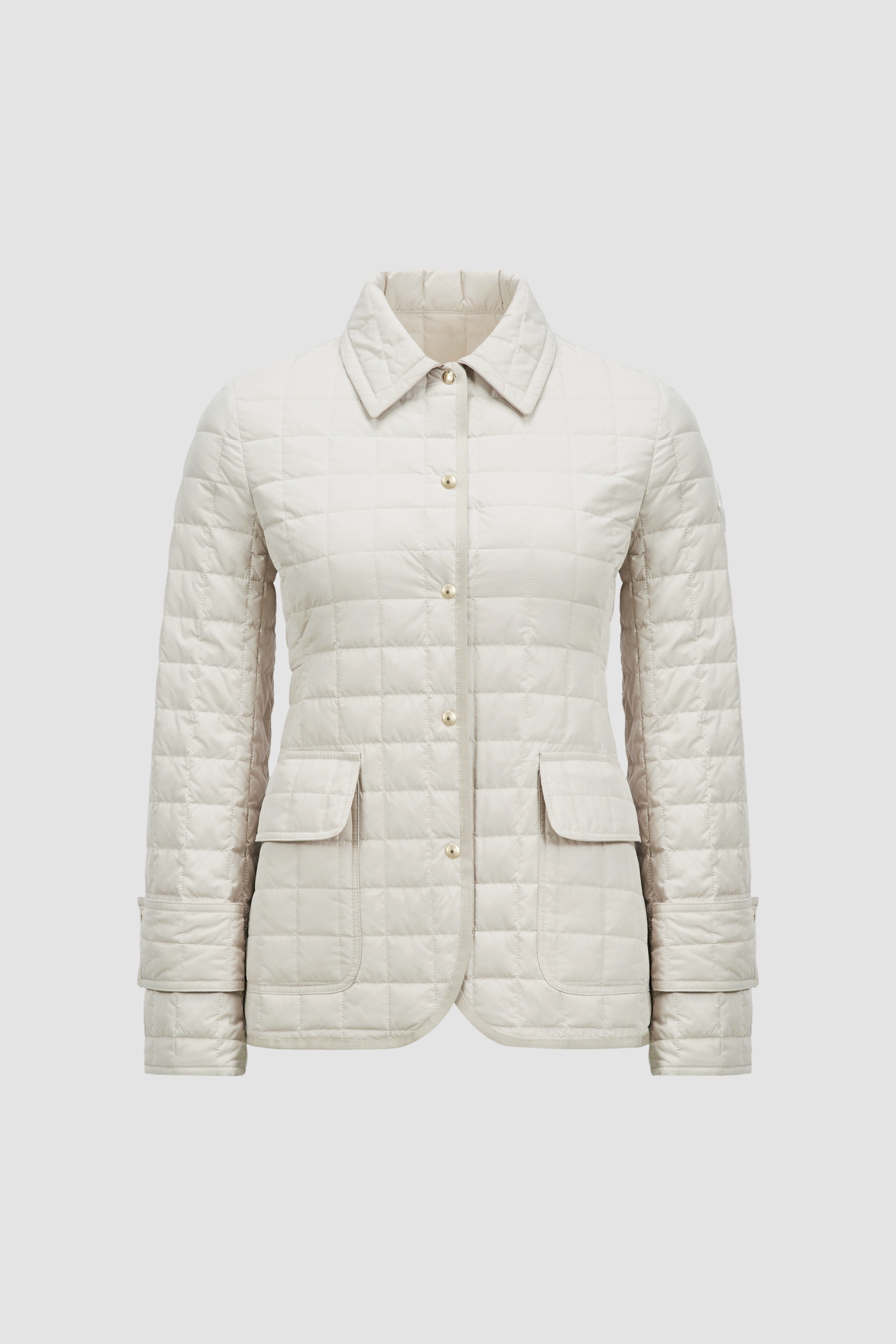Epinal Square-Quilted Down Shirt Jacket - 1