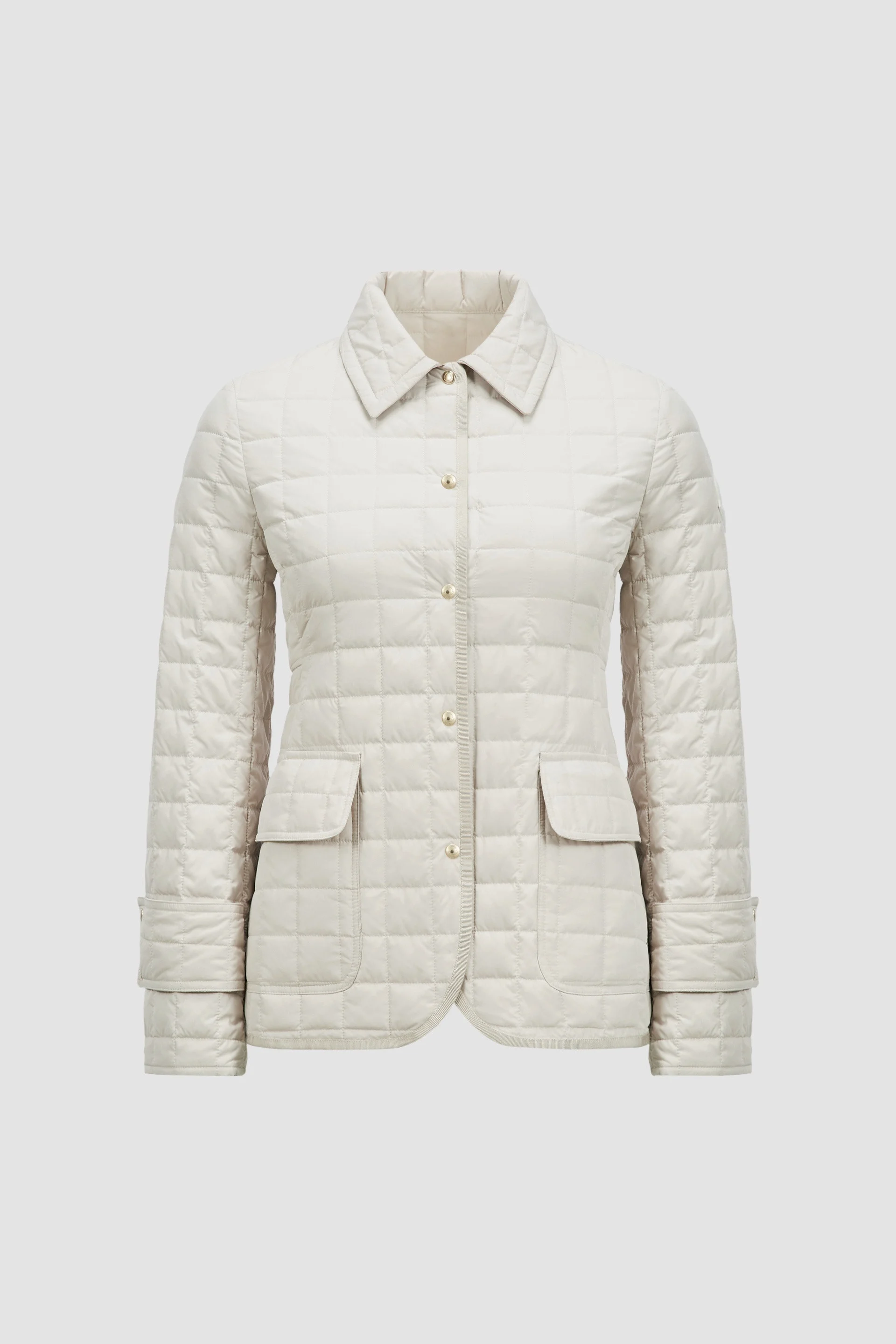 Epinal Square-Quilted Down Shirt Jacket - 1