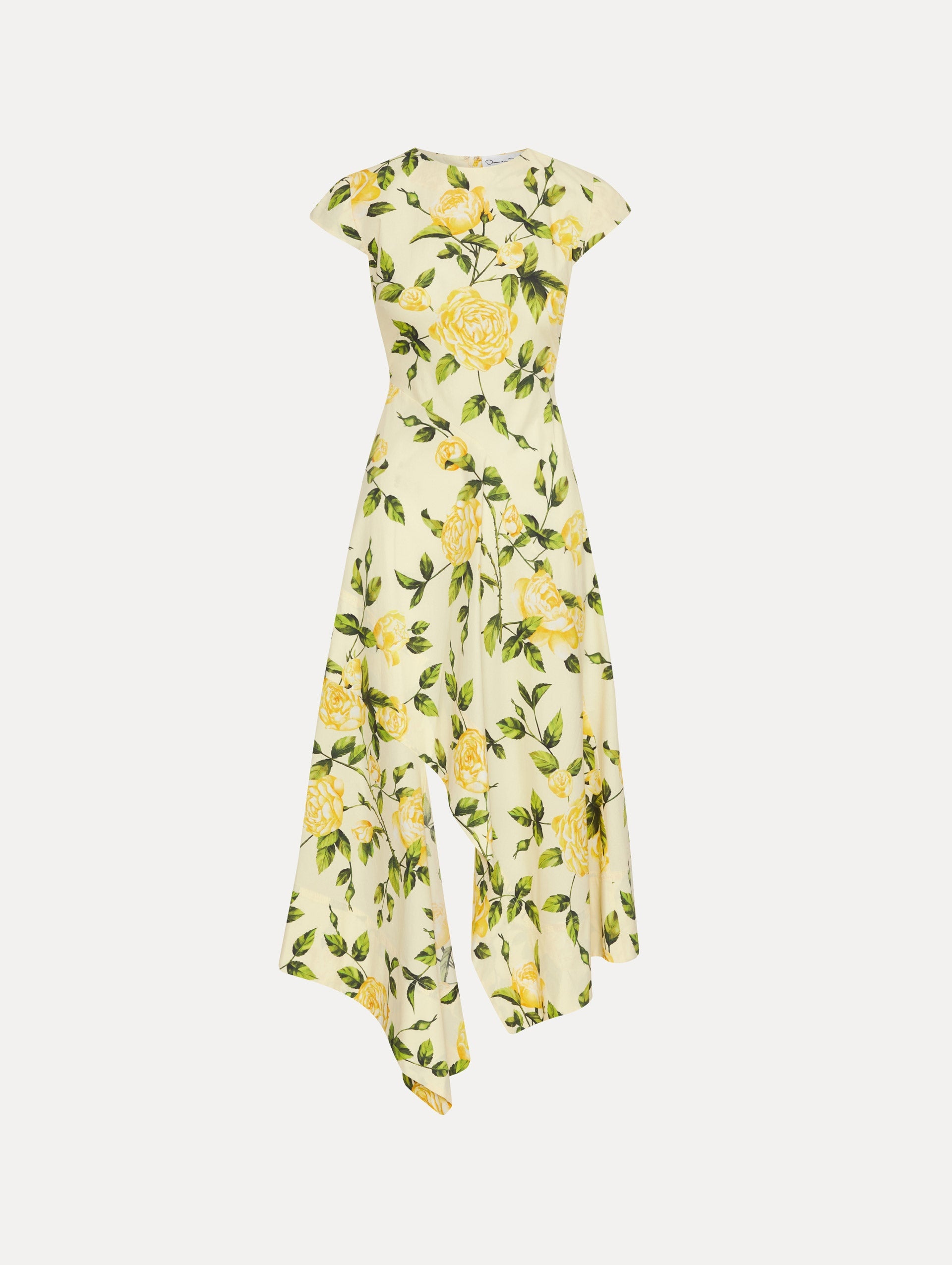 ENGLISH ROSE ASYMMETRICAL DRESS - 1