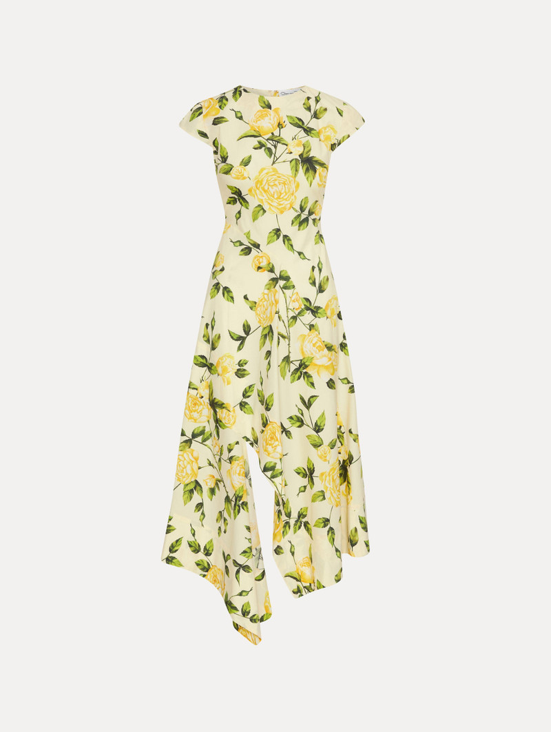 ENGLISH ROSE ASYMMETRICAL DRESS - 1