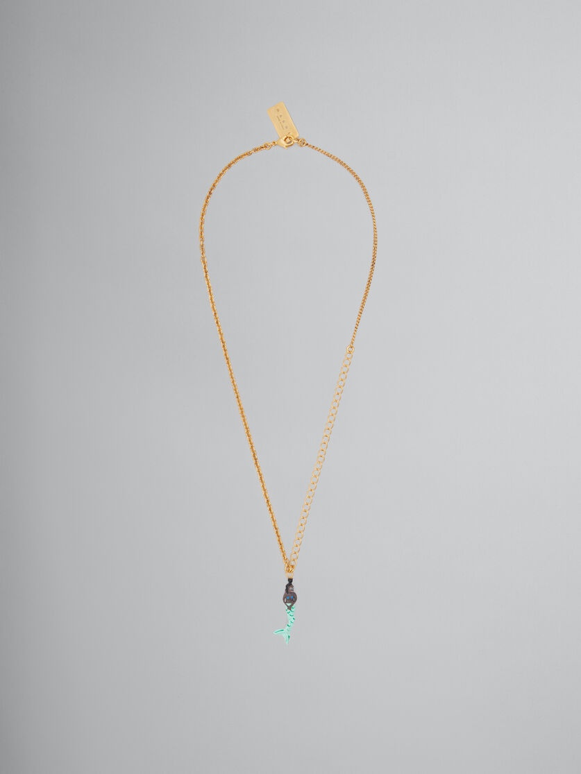 CHAIN NECKLACE WITH PENDANT - 1