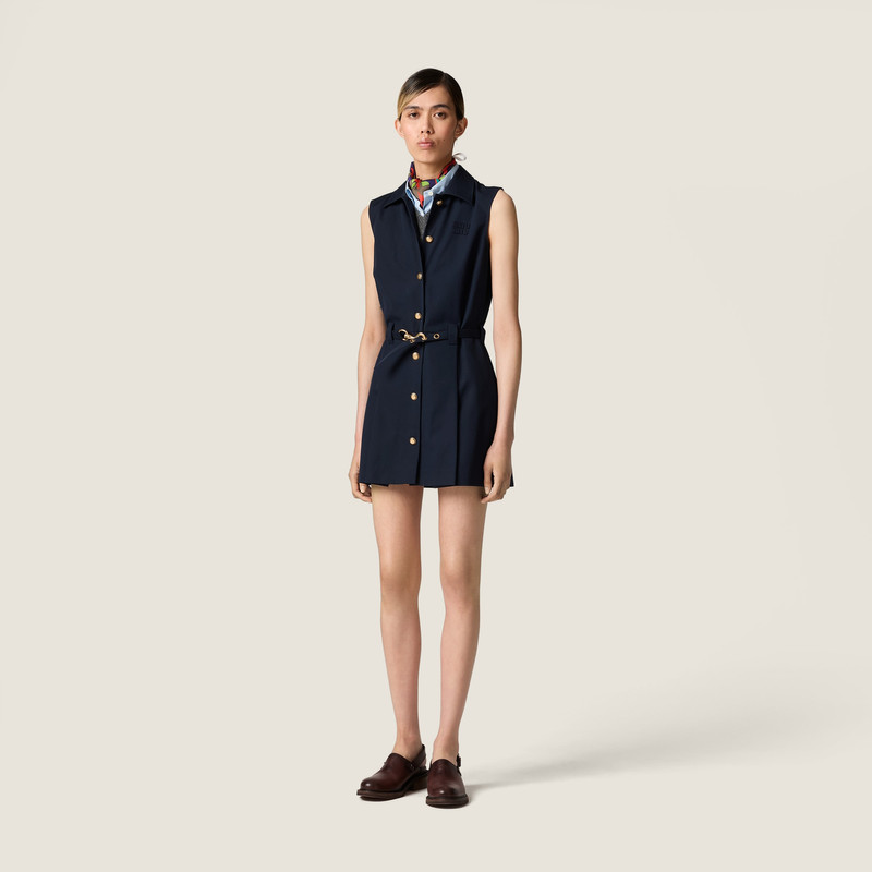 Miu Miu Poplin mini-dress outlook