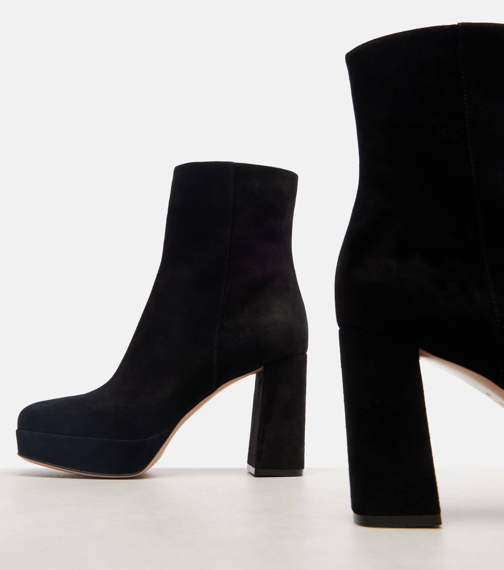 Daisen 95 suede platform ankle boots - 5