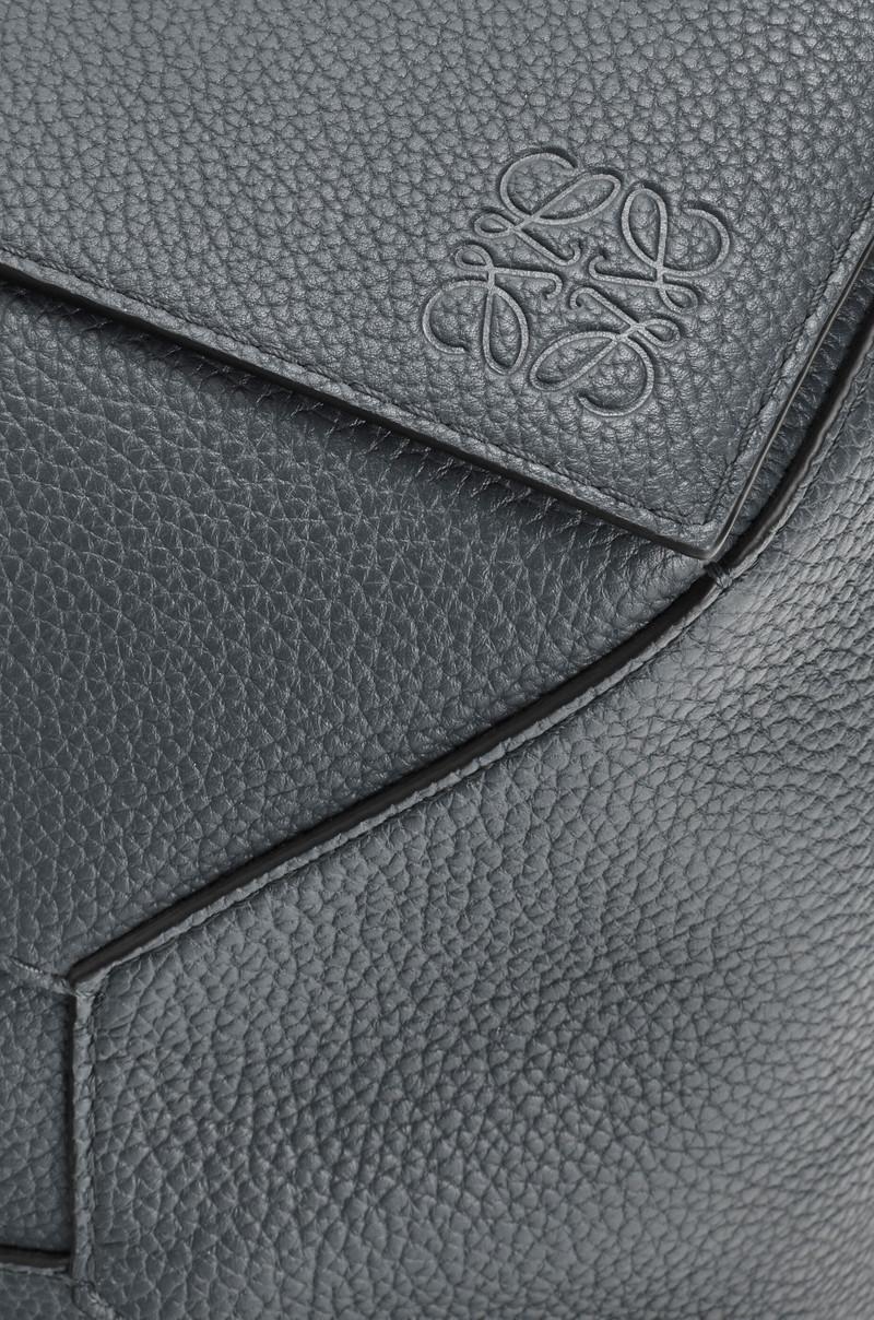 Large Puzzle Edge bag in grained calfskin 7