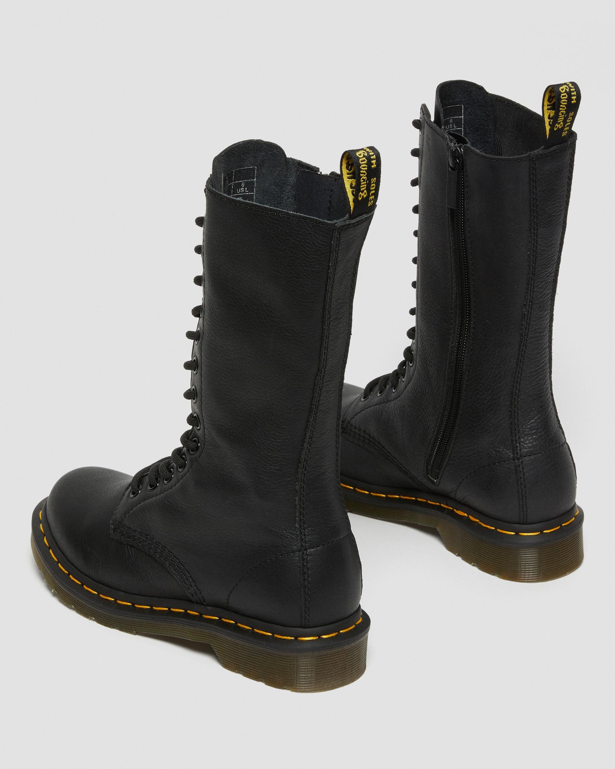 1B99 Virginia Leather Mid Calf Boots - 7