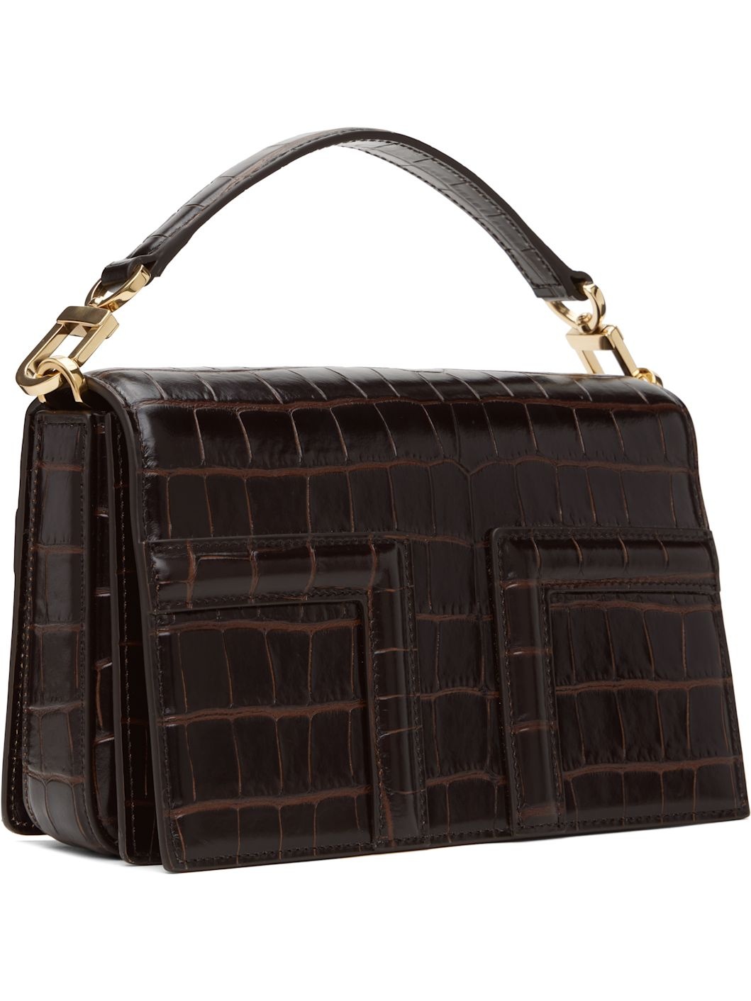 Brown Mini T-Flap Bag - 2