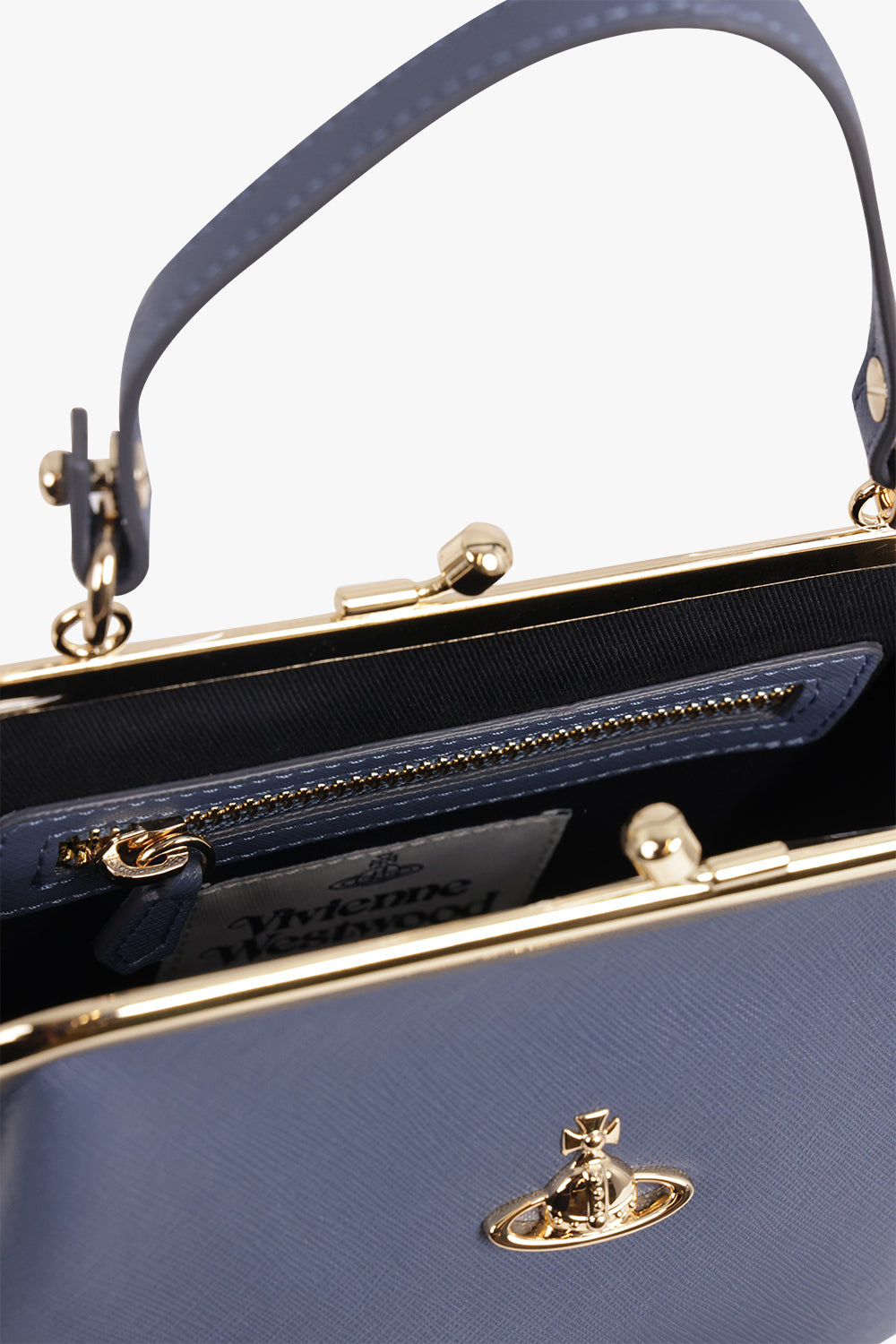 GRANNY FRAME PURSE | DENIM BLUE - 3