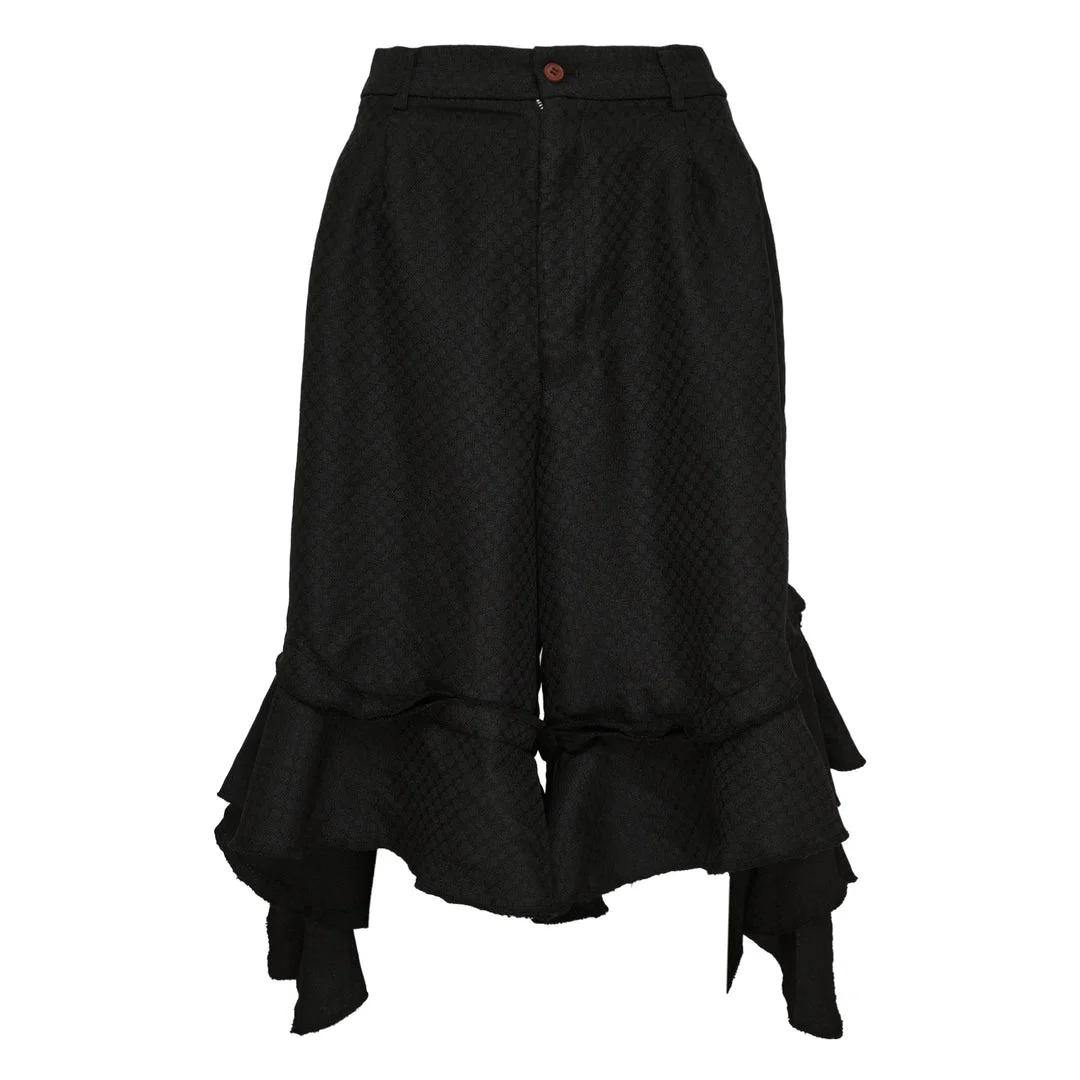Polyester Jacquard Shorts - 1