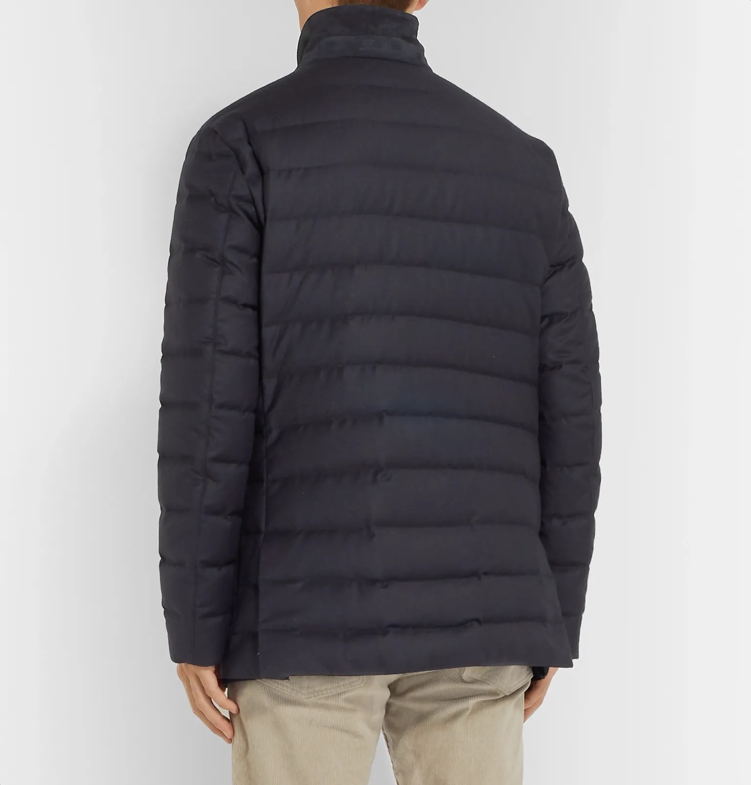 Roadster Quilted Rain System Wool and Silk-Blend Down Jacket - 5