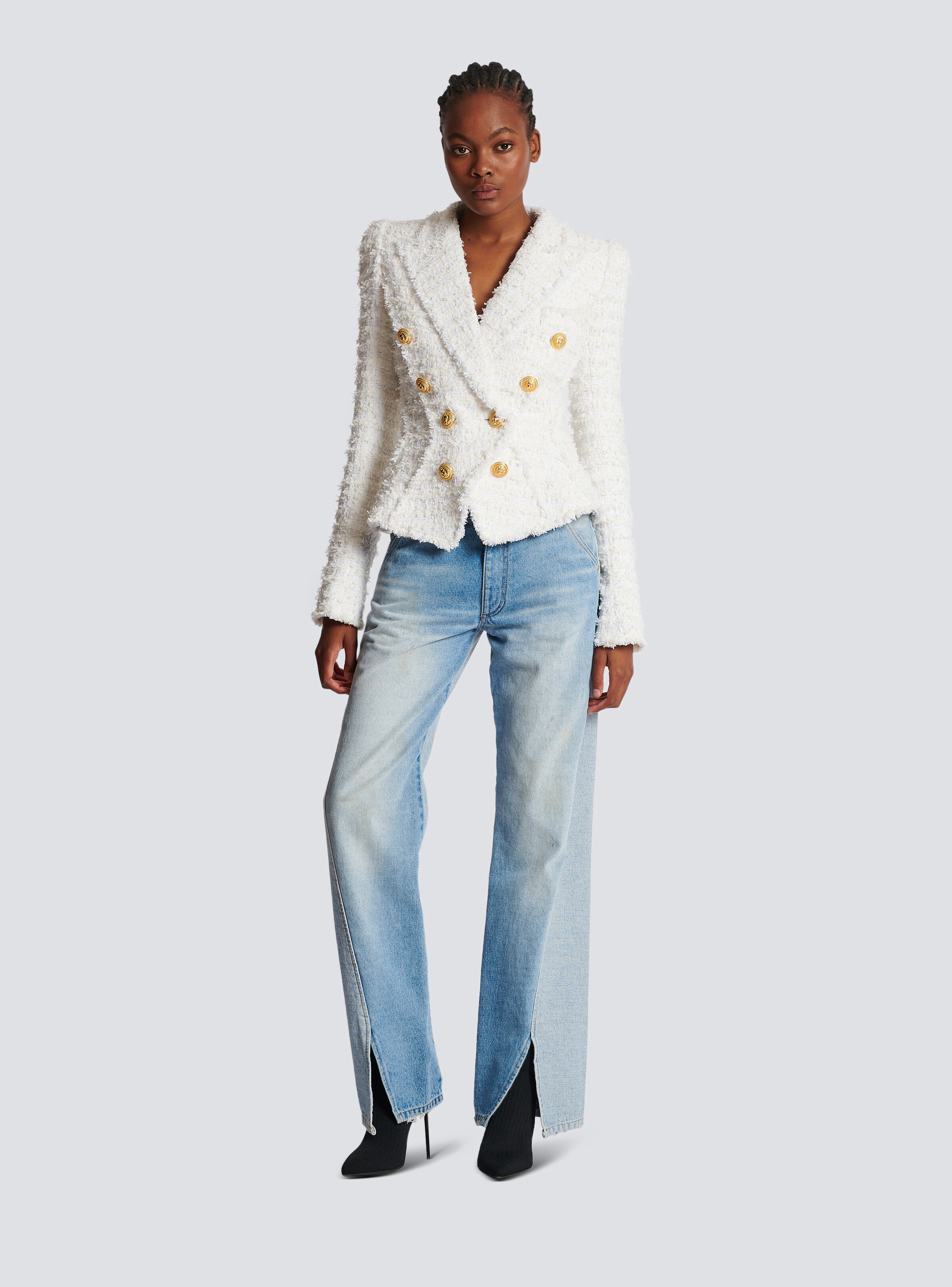Slim-fit tweed jacket - 2