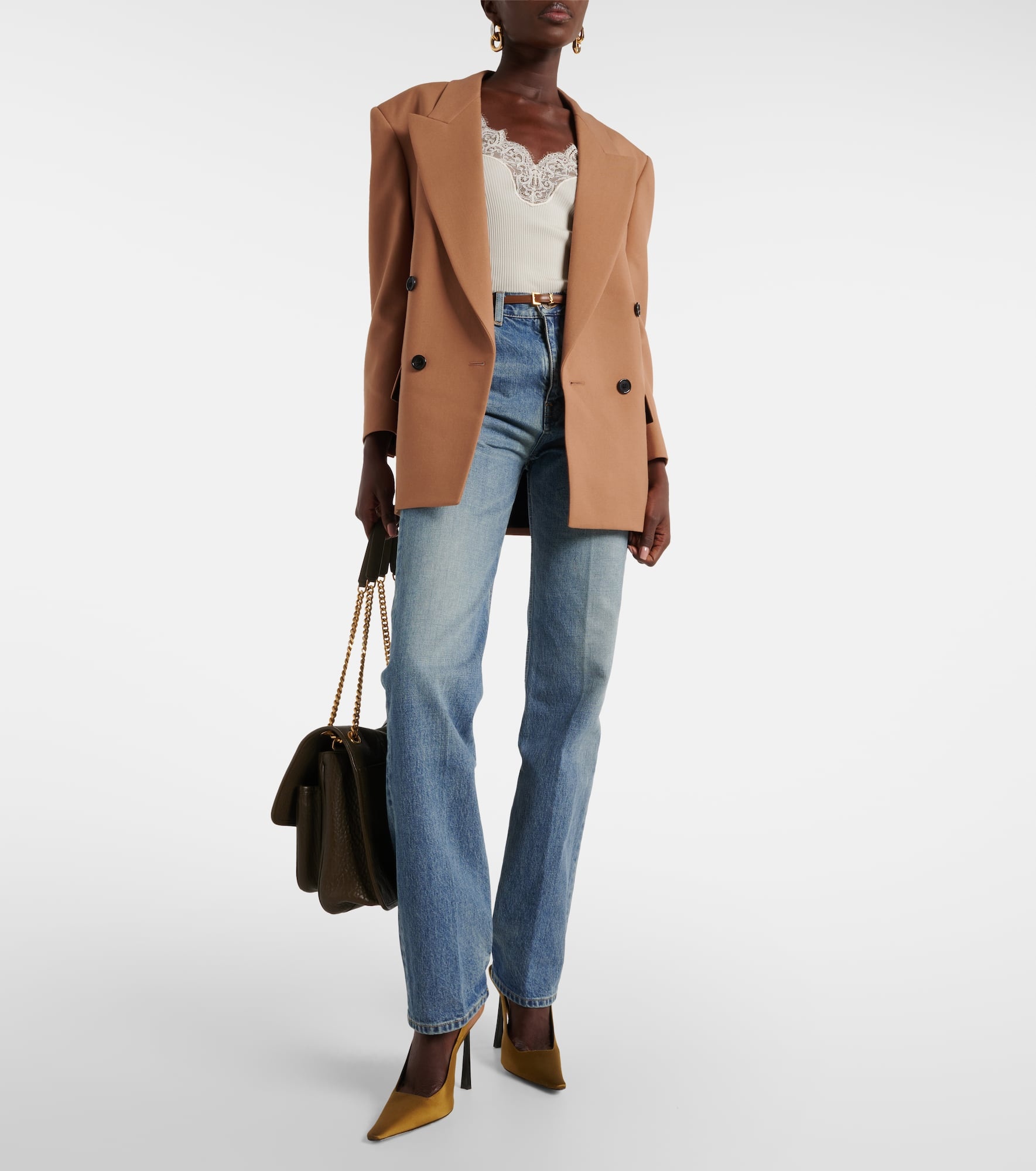 Mid-rise straight jeans - 2