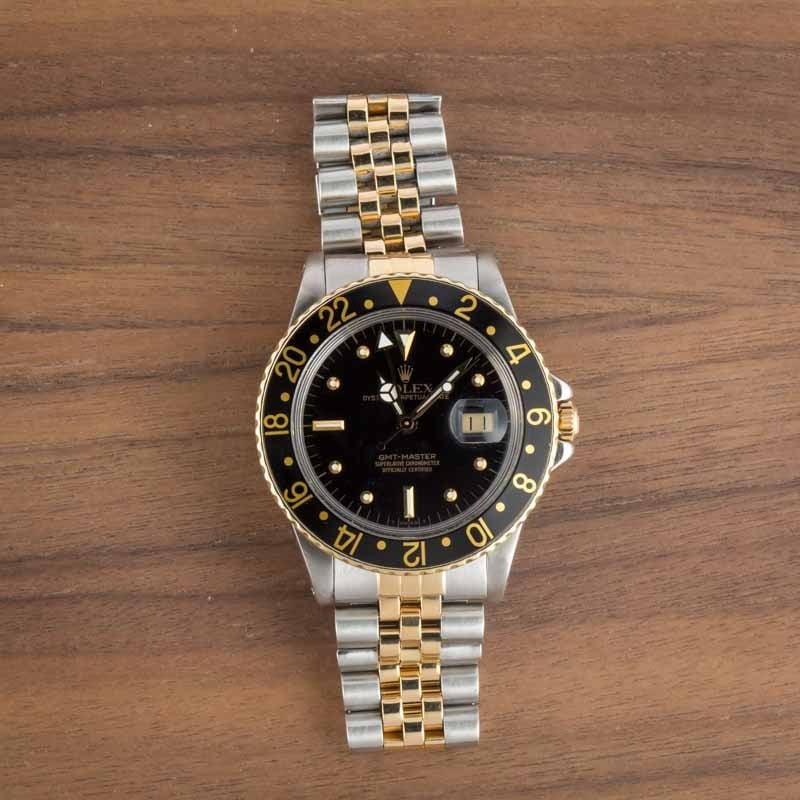Vintage Rolex GMT-Master ref 16753 Steel & Gold - 10