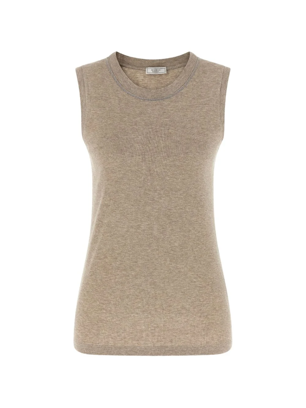 Punto Luce ribbed crew neck top - 1