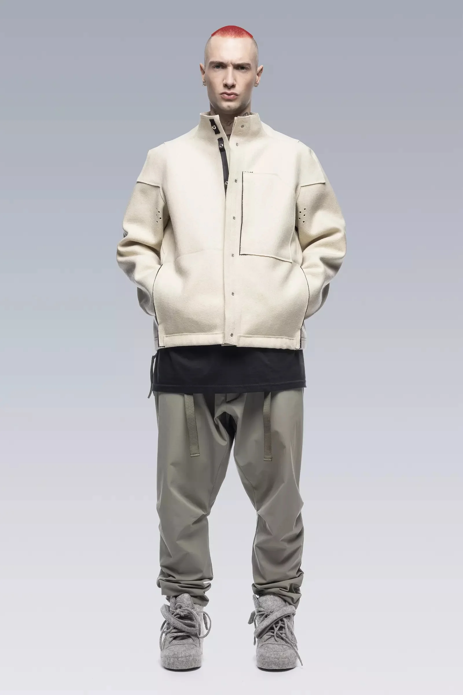 ACRONYM P15-DS schoeller® Dryskin™ Drawcord Trouser Alpha Green
