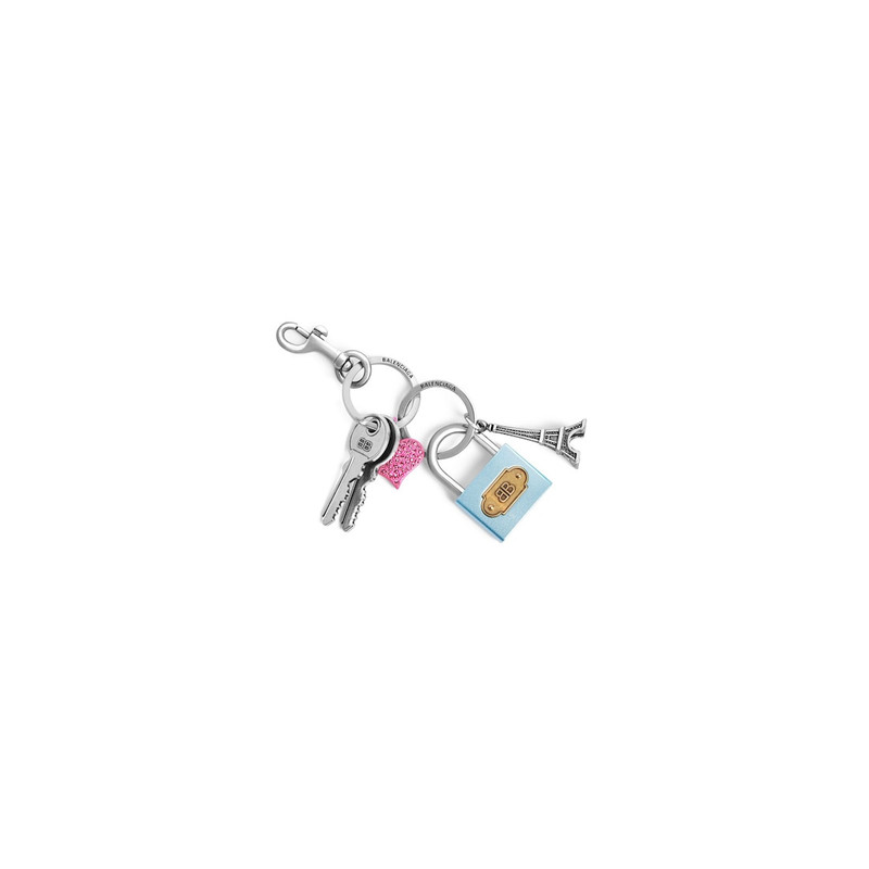 Women's Charm/keychain Padlock in Multicolored 1