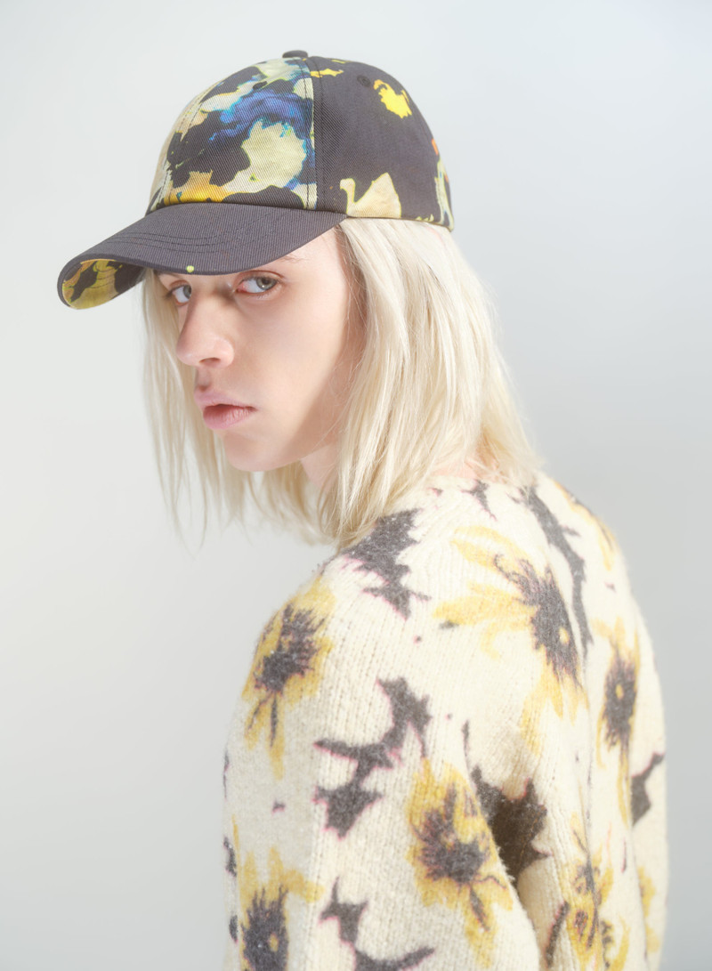Dries Van Noten INK SPLAT CAP outlook