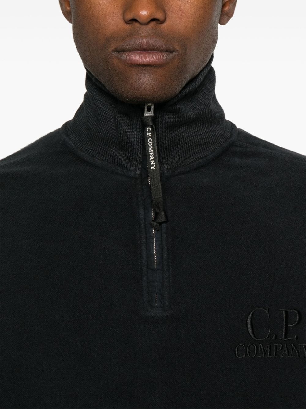 logo-embroidered sweatshirt - 5