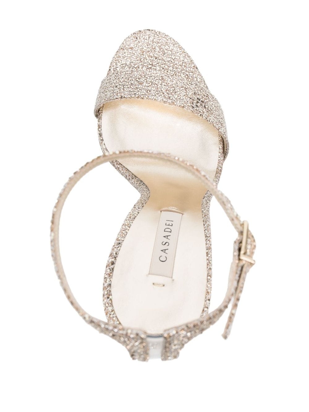 Blade 120mm metallic-finish sandals - 4