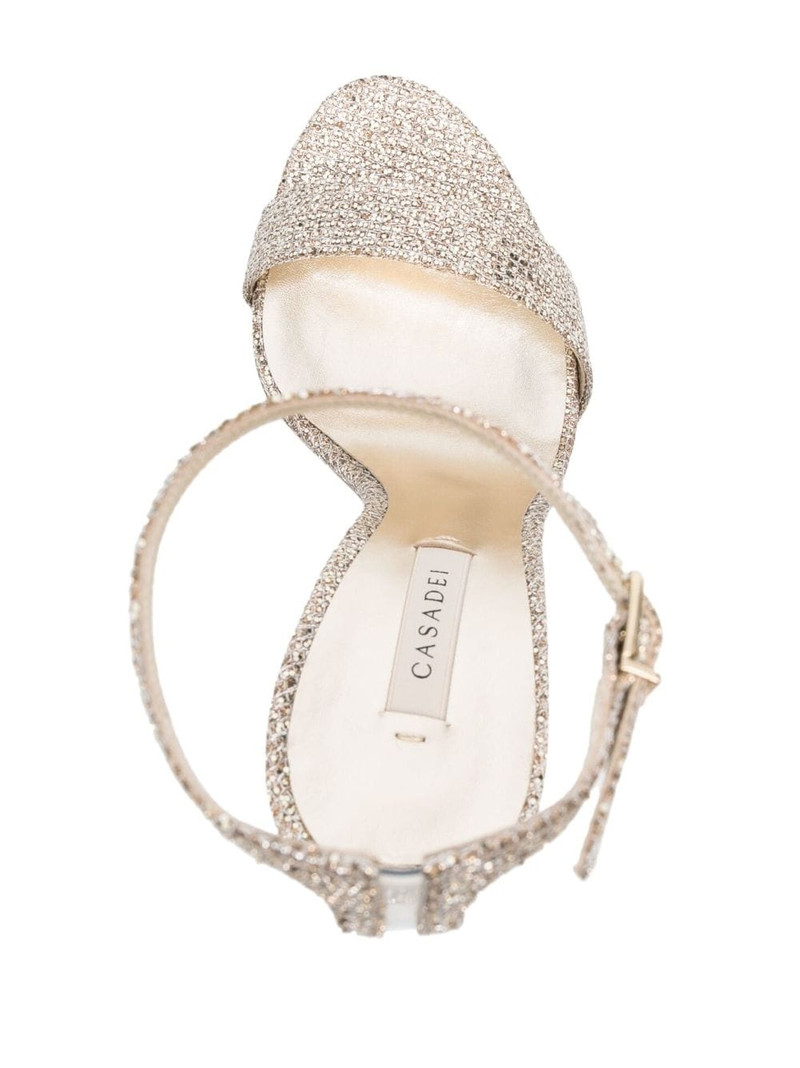 Blade 120mm metallic-finish sandals 4