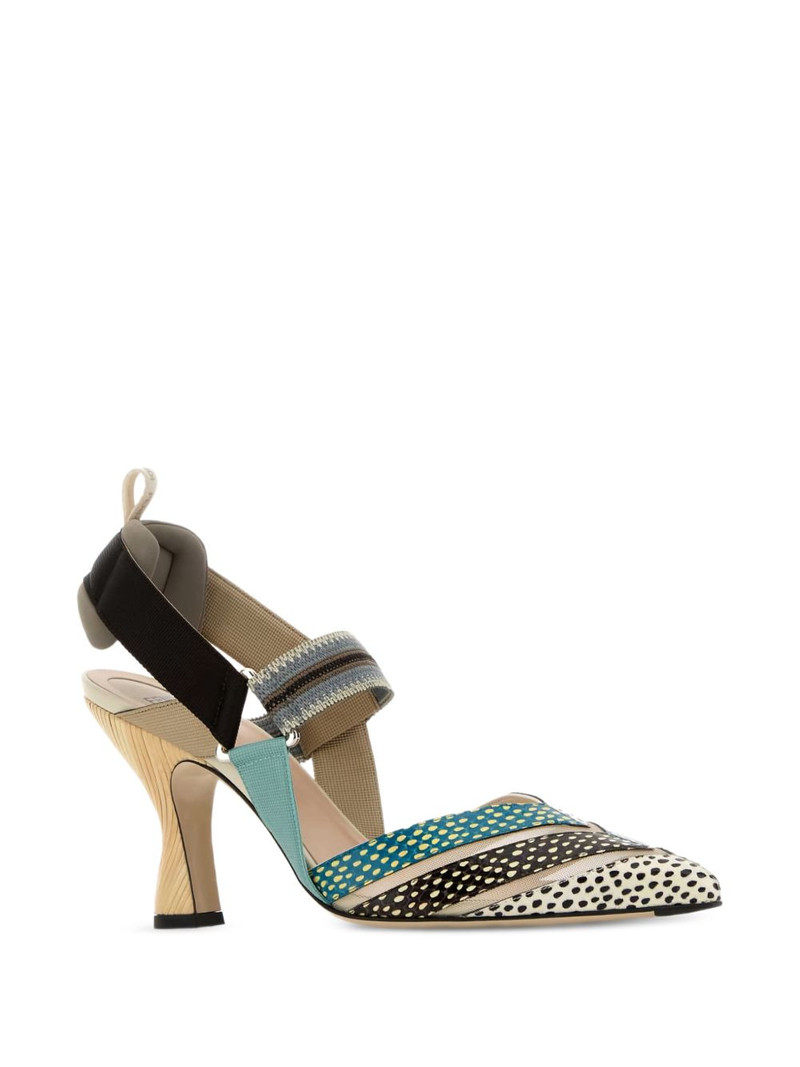 FENDI Colibri ankle-strap heeled pumps outlook