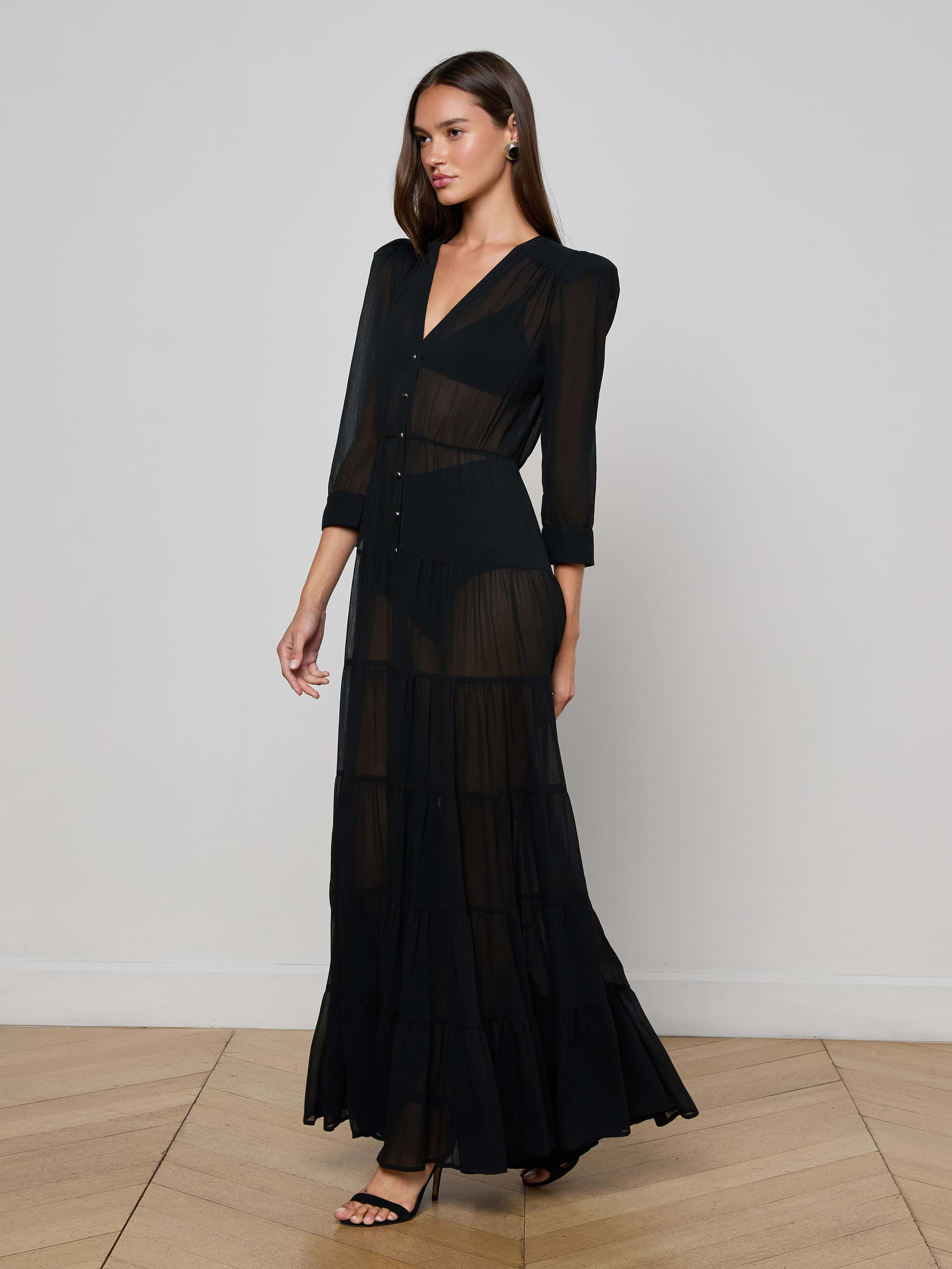 Seraphina Tiered Maxi Dress - 3