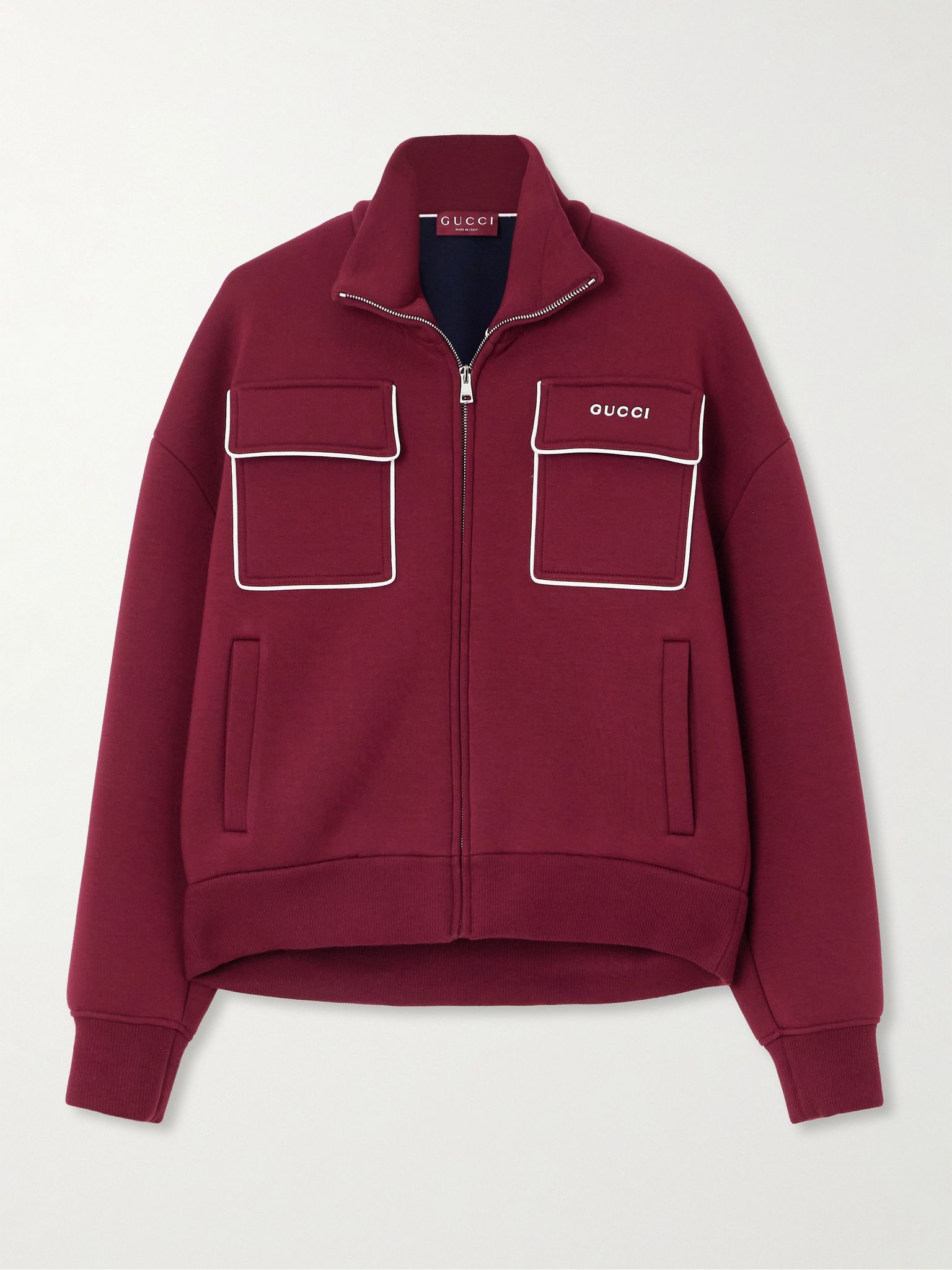 Padded jersey sweatshirt Red - 1